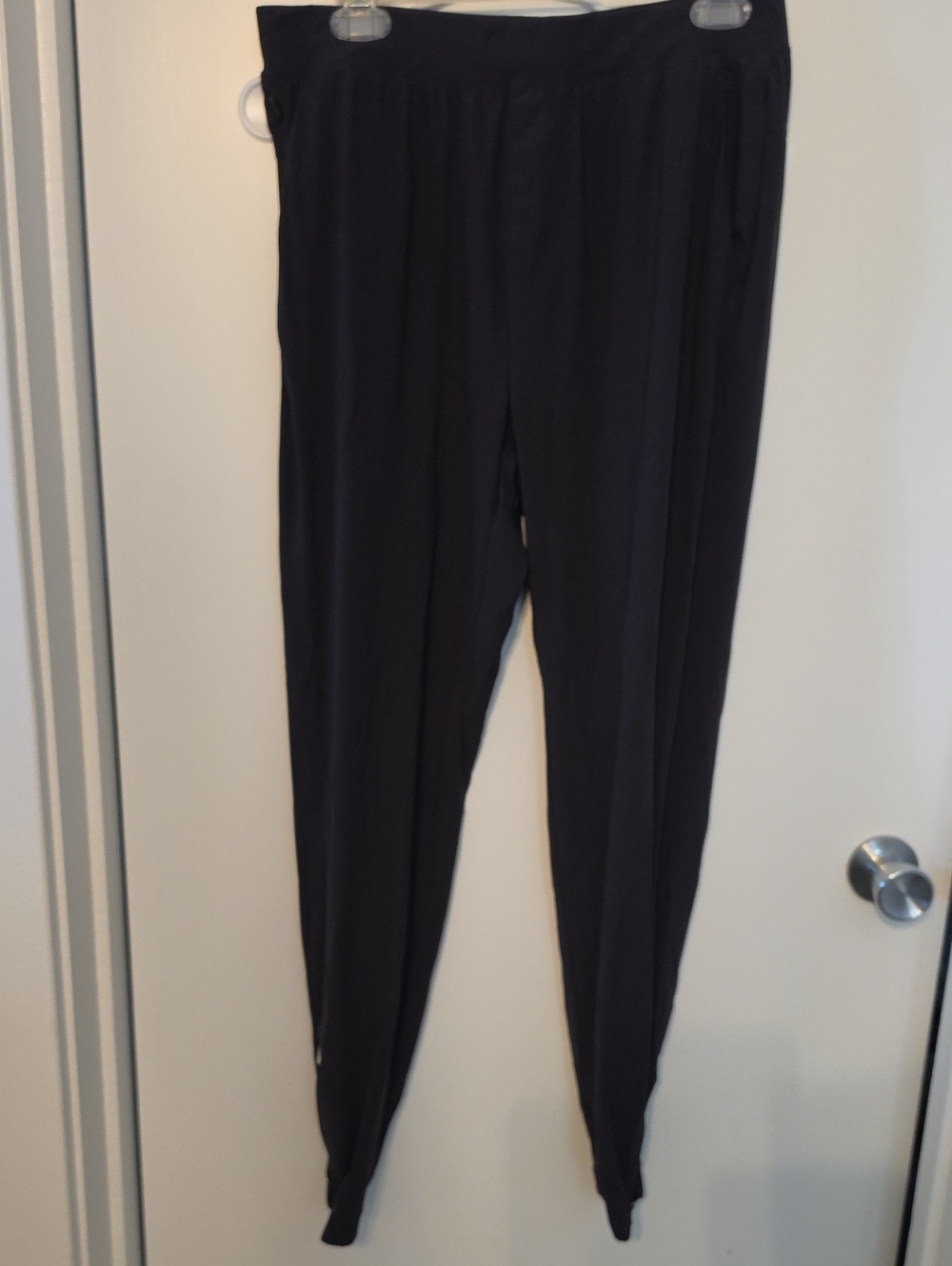 all in motion Black Jogger Track Pants with Cuffed Ankles